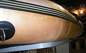 Inflatable boat paint and dinghy repair painting
